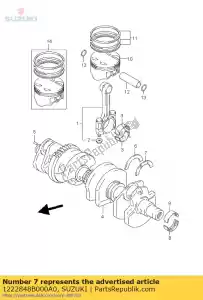 Suzuki 1222848B000A0 rolamento virabrequim - Lado inferior