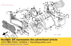 verblijf, thermokoffer van Honda, met onderdeel nummer 19317MZ7000, bestel je hier online: