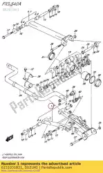 Here you can order the arm set,rr susp from Suzuki, with part number 6151031821: