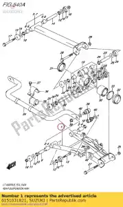 Suzuki 6151031821 ensemble de bras, rr susp - La partie au fond