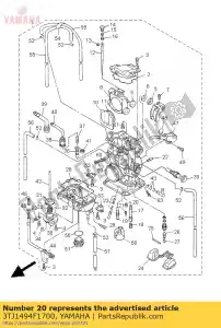 yamaha 3TJ1494F1700 jet - Onderkant