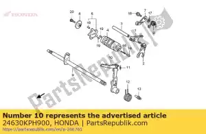 Honda 24630KPH900 braço comp., câmbio de marchas - Lado inferior