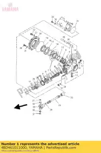 yamaha 4BD461011000 scatola ingranaggi asse posteriore assy - Il fondo