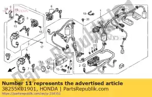 Honda 38255K01901 cover comp, bovenste - Onderkant