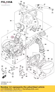 suzuki 1373948G00 buis gewricht rechts - Onderkant