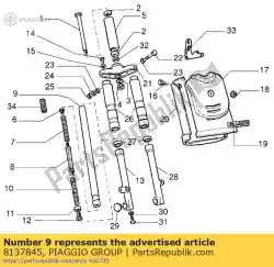 Qui puoi ordinare protezione da Piaggio Group , con numero parte 8137845: