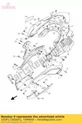 Aquí puede pedir tapa, cubierta lateral 2 dnmp de Yamaha , con el número de pieza 1SDF172600P1: