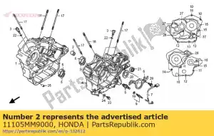 honda 11105MM9000 colarinho, 23x20 - Lado inferior