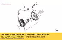 31110MN4601, Honda, flywheel comp.(nd honda cbr  f cbr600f 600 , New