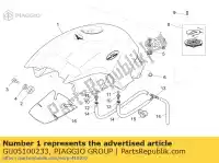 GU05100233, Piaggio Group, benzinetank. grijs moto guzzi breva v ie 1100, Nieuw