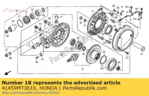 honda 41459MT3610 cale j, pignon (1.59) - La partie au fond