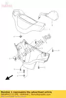 5WWF621311PE, Yamaha, cobrir hdle upp mwm3 yamaha cw 50 2013 2014, Novo