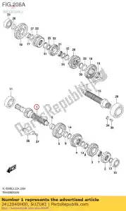 Suzuki 2412040H00 wa?, cntr - Dół