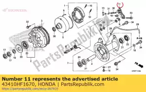 Honda 43410HF1670 braccio, rr.brake - Il fondo