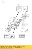 6831929FB0, Suzuki, etiqueta, general w suzuki an ay c dl dl v-strom dr dr z gs gsf gsr gsx gsx r gw gz ls rv sfv sv uh ux vl vlr vs vz vzr 50 125 200 250 400 500 600 650 750 800 1000 1200 1250 1300 1400 1500 1800 2001 2002 2003 2004 2005 2006 2007 2008 2009 2010 2011 2012 2014 2015 2016, Nuevo