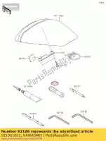 921061001, Kawasaki, uchwyt, ?rubokr?t kawasaki vn classic b voyager custom k zx10r ninja j z  d er6n e gtr a kle m er6f h zx6rr n klz versys drifter c el eliminator zzr f zx6r r zr7 s zx12r sx zl p zx9r gpx w cafe style performance sport l zr zephyr sugomi edition black h2r special g tourer a, Nowy