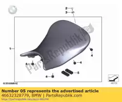 Here you can order the sealing strip - l=50mm from BMW, with part number 46632328779: