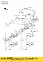 36030526771, Kawasaki, Strona zewn?trzna, prawa, srebrna kawasaki zz r 1100, Nowy