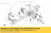 45101MA3006, Honda, pinza comp., l. honda cmx rebel c cmx450c 450 , Nuevo