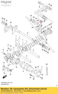 Suzuki 2560048H20 zespó? d?wigni, bieg - Dół