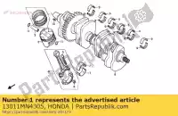 13011MN4305, Honda, ring set, piston (std.) ( honda cbr cbrf 600, New
