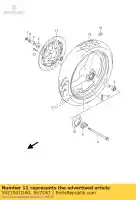 5921001DA0, Suzuki, Tarcza przednia lewa suzuki gs  u fh f fu h fm hu gs500ef 500 , Nowy