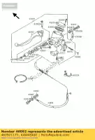 460921173, Kawasaki, poignée à levier, embrayage vn1500-b6 kawasaki vn 1500 1988 1989 1990 1991 1992 1994 1995, Nouveau