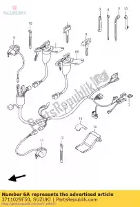 suzuki 3711029F50 interruptor de montaje, ign - Lado inferior