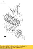 2327125H00, Suzuki, Arm, koppeling loslaten suzuki dr 125 2009 2010, Nieuw