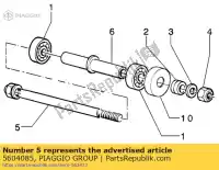 5604085, Piaggio Group, wheel axle piaggio zip 50 125 1996 2000 2002, New