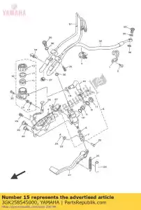 yamaha 3GK258545000 diafragma, reservoir - Onderkant