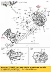 Here you can order the bearing-needle,ta2015 from Kawasaki, with part number 920461118: