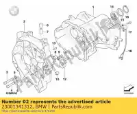 23001341312, BMW, couvercle du boîtier argent (jusqu'à 04/1996) bmw  850 1100 1992 1993 1994 1995 1996 1997 1998 1999 2000 2001 2002, Nouveau