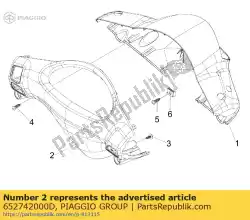 Tutaj możesz zamówić tylna os? Ona kierownicy (poci? Gnij-ci? Gnij) od Piaggio Group , z numerem części 652742000D: