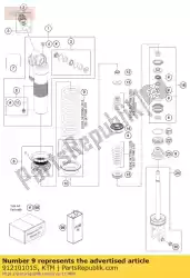 Here you can order the spring 260 48 n/mm from KTM, with part number 91210101S: