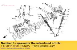 Aqui você pode pedir o árvore de cames comp. Em Honda , com o número da peça 14100HN2P00: