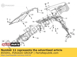 Aprilia 855041, Nummerplaathouder, OEM: Aprilia 855041