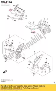 Suzuki 0920808020 pin - Onderkant