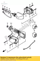 3568427A30, Suzuki, ilhó, pisca suzuki gsx r 750 1100 1985 1986 1987 1988, Novo