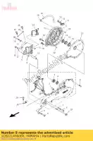 1CB221400000, Yamaha, Braccio sub-comp. 2 yamaha ec 0 2011, Nuovo