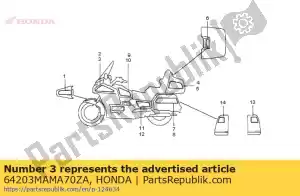 honda 64203MAMA70ZA geen beschrijving beschikbaar op dit moment - Onderkant