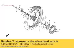Here you can order the wheel sub assy., fr. From Honda, with part number 44650KCM620: