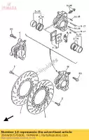 26HW00570000, Yamaha, pistone, pinza yamaha fz fzr xj xv xvz 600 750 1000 1100 1300 1986 1988 1989 1990 1991 1992, Nuovo