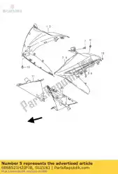 Aquí puede pedir cinta, lado de la capucha, de Suzuki , con el número de pieza 6868521H20FJB: