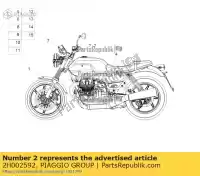 2H002592, Piaggio Group, targhetta 