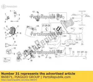 Piaggio Group 860871 kuweta - Dół