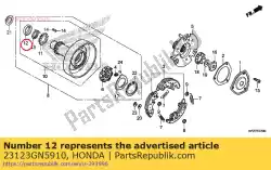 Aqui você pode pedir o nenhuma descrição disponível no momento em Honda , com o número da peça 23123GN5910: