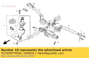 Honda 53300MT4000 puente comp., horquilla superior - Lado inferior