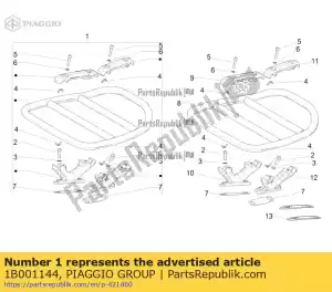 Piaggio Group 1B001144 bagageiro traseiro - Lado inferior