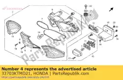 Ici, vous pouvez commander le pas de description disponible auprès de Honda , avec le numéro de pièce 33703KTMD21: